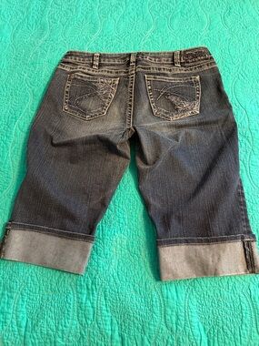 Silver Suki Dark Wash Women's Bermuda Shorts